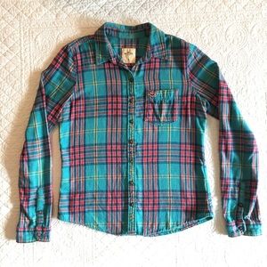 Hollister Plaid Button Down